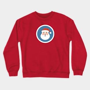 santa claus head Crewneck Sweatshirt